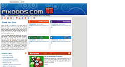 Desktop Screenshot of fixodds.com